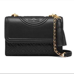$450 Tory Burch Fleming Cross Body Bag (Small)